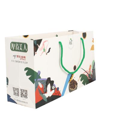 China Zara Shopping Paper Bag Eco - Friendly Restaurant Paper Bag Black Zara Shopping Paper Bag for sale