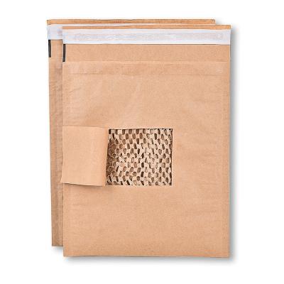 China Gift & Craft Creatrust New Design Degradable Biodegradable Kraft Paper Envelopes Messenger Mailer Honeycomb Bag for sale