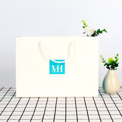 China Recycled Materials Recyclable Creatrust Grocery Delivery Tyvek Lunch White Paper Bag Gold Kraft Luxury Gift Paper Bag for sale