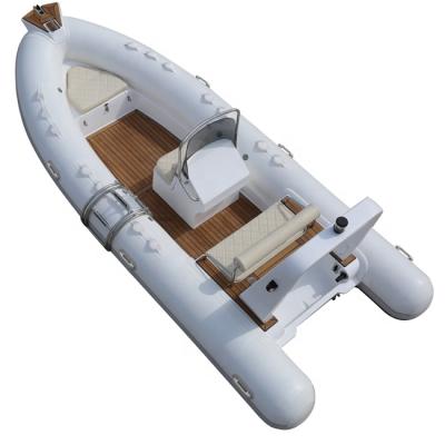 China 2019 New Model 5.0m RIB Hypalon Inflatable Boats Family/Fishing Entertainment With Outboard Engine For Sale for sale