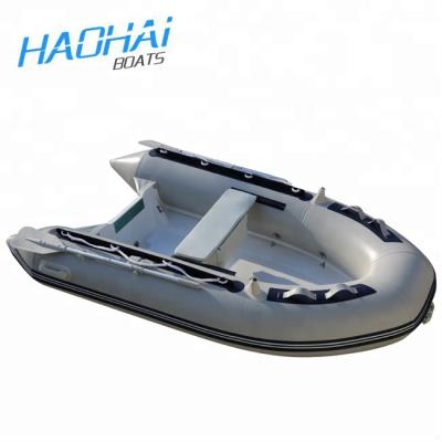 China Mini 2.7m RIB Fishing Rigid Hull Inflatable Fiberglass Rescue Boats For Sale for sale