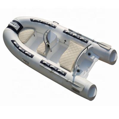 China 330 Fiberglass Hypalon CE RIB Inflatable Boat Fiberglass Hull 4 Person For Sale for sale