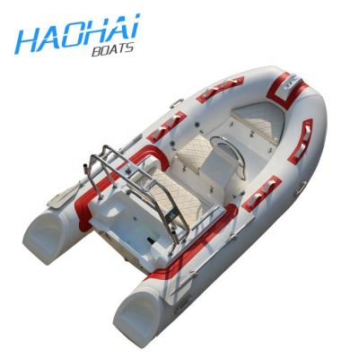 China 2019 China Fiberglass RIB 360 Inflatable Boat Fiberglass Speed ​​Fishing Yacht for sale