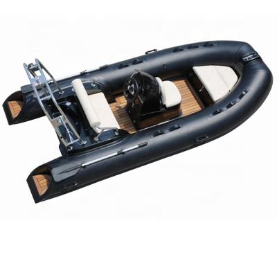 China New RIB 390 Rigid 12.8ft Fiberglass Hull Model Inflatable Fishing Rowing Boat For Sale for sale