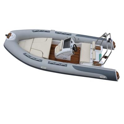 China New leisure yachat 5.2m rib fiberglass model inflatable fishing rowing boat for sale for sale