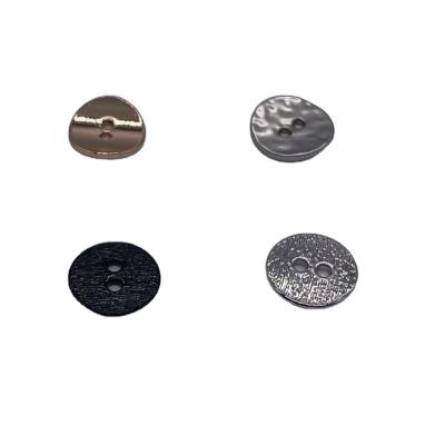 China Sustainable cloth gold metal ordering 4 hole covered mother of pearl crystal push buttom cc fabric cover tenax buttons for sale