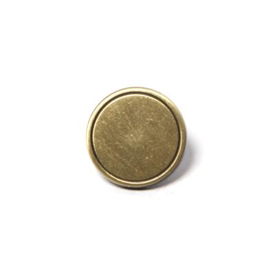 China Sustainable temporary sided nails gold 15mm custom nylon cap replacement antique zara jeans button for sale