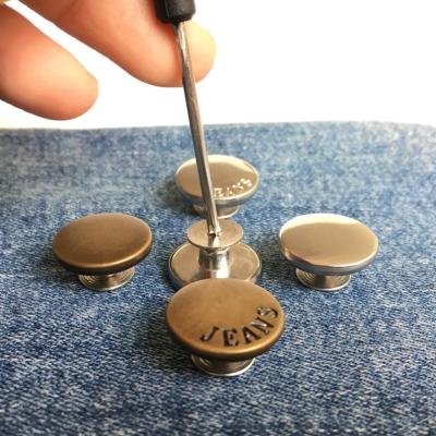 China Amazon Dry Cleaning Clothes Button Pins Jeans Button Covers Retractable Extra Size Jeans Button Replacement for sale