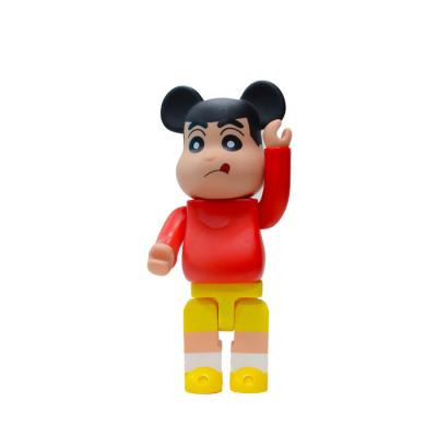 China Cartoon Toy Large Cheap anime Hot Sales Custom Hard Plastic Toys Crayon Shin-Chan Anime Action Figures doll for sale