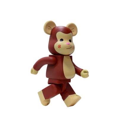 China Cartoon Toy 30CM Vinyl Cartoon OEM Violent Bear Like Monkey for sale