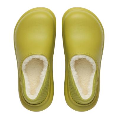 China Damping Cotton Slippers Household Wool Waterproof Warm Slippers Indoor Non-slip Slippers for sale