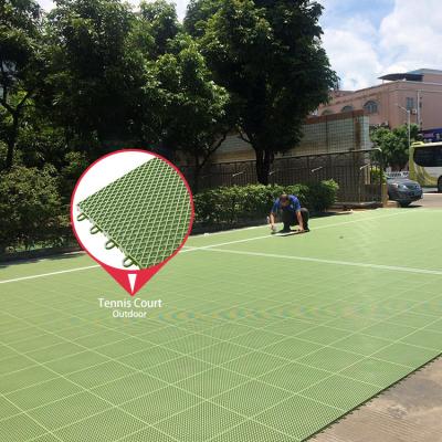 China Outdoor& Professional China Factory Price Indoor New Type Solid Color PP Plastic Material Ping Pong Table Tennis Flooring for sale