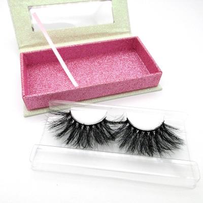 China Low Price Guaranteed Quality 5d Mink Fluffy Lashes 25mm for sale