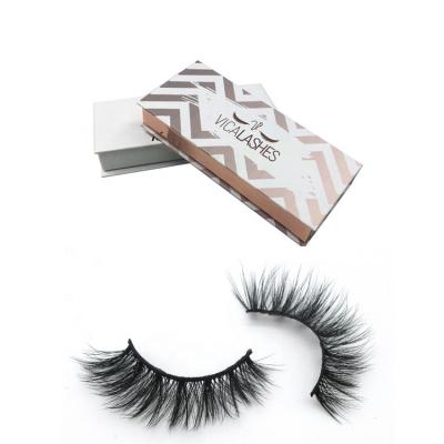 China Winged Create Your Own Vegan False Eyelashes Brand Fashion 3d Faux Mink Lashes Real Strip High Quality Silk Lashes Lashes Box for sale