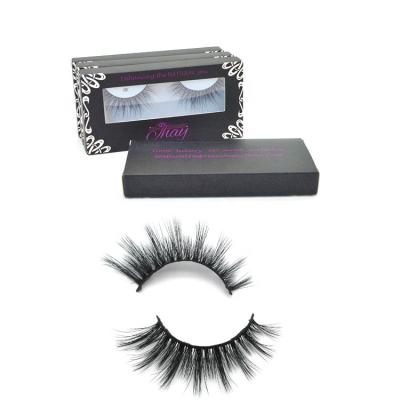 China Wholesale Clean Winged False Eyelashes Brand Custom High Quality Synthetic Eyelashes Box Soft Soft Mink Whips Silk Eyelashes for sale