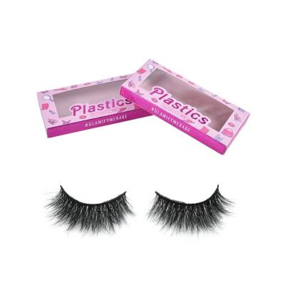 China Wholesale Sensitive Natural Luxury Natural Mink Lashes Length 15mm Clean Brand Eyelash Strip Lashes Full Magnet Custom Box for sale