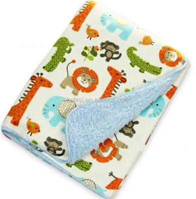 China Anti-pilling Hot Sale Double Side Printed Fleece Baby Mexican Fat Fat Knit Blanket 100% Polyester for sale