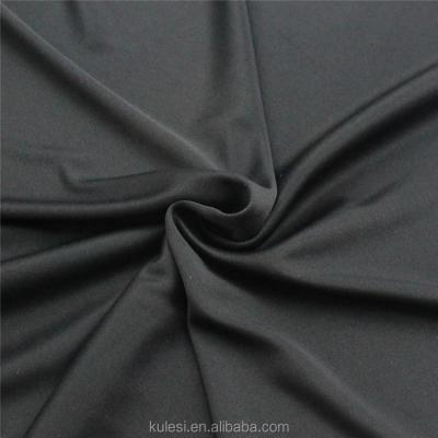 China Shaoxin 30D Polyester Fabric DTY 65GSM Antistatic Microfiber Soft Thinner Fine Knitted For Garment Material And Lining for sale