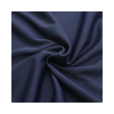 China 75D 28needle 120gsm Anti-Static Cheap Weft Interlock Garment Polyester Lining Fabric Knitting Plain Dyed Healthy For PU Compound for sale