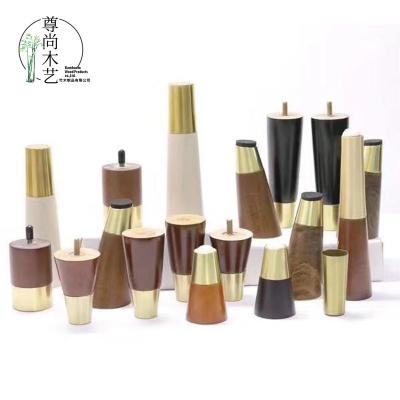 China China Supplier Replacement Wooden Leg Sofa Feet Furniture Accessories Foot Tapered Legs For TV Cabinet Table And Base Bed for sale