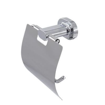 China Modern Porta Carta Igienica Shenzhen Updated Simple Vintage Black Chrome Toilet Paper Holder Paper Holder In Bathroom for sale