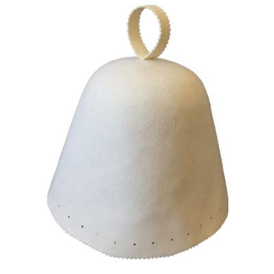 China Factory Direct Sale Verified Wool Felt Seamless Sauna Hat for sale