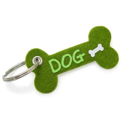 China Handmade Cute Craft Felt Felt Customized Key Chain Key Ring for sale