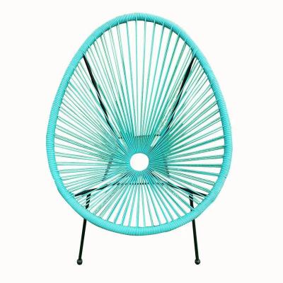 China Eco-friendly Acapulco Outdoor Colorful Chair Rattan Wicker Sun Bistro Chair Set Rattan Chair Furniture for sale