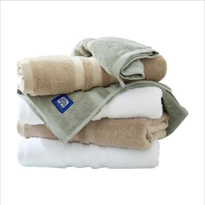 China High Quality Sustainable Luxury Face Bath 5 Star 100% Cotton Cotton Spa Hotel Hand Towel Set for sale