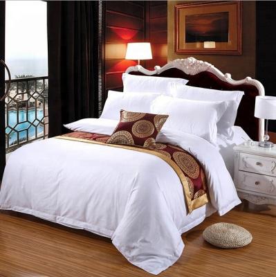 China Nondisposable Professional Custom Made 5 Star Hotel Bed Linen With Pillows, Bed Linen Set For Hotels for sale