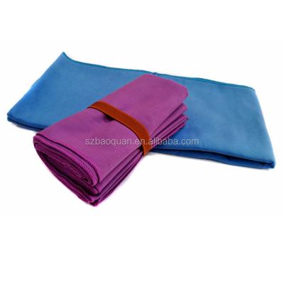 China QUICK DRY SUPER LIGHTWEIGHT QUICK DRY Gym Towel Custom Made Color Microfiber Suede Sports Towel for sale