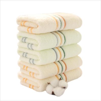 China QUICK DRY 100% Cotton Luxury Hotel Plain Weave Face Hand Bath Towel Set With Logo Customized for sale