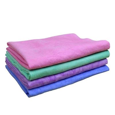 China microfiber chamois cloth/wholesale QUICK DRY microfiber sports chamois towel for sale