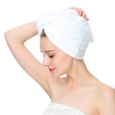 China QUICK DRY 100% Cotton Head Towel / Hair Warp Towels for sale