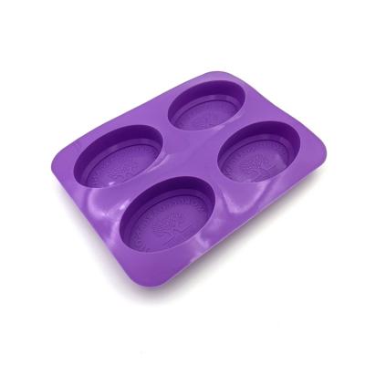 China Viable Factory Wholesale Custom Flower Silicone Soap Making Molds For Soap Making for sale