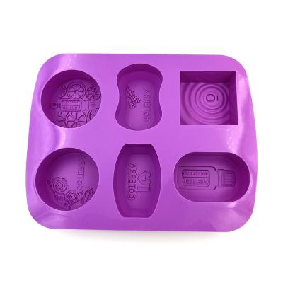 China Factory direct sale high quality custom silicone DIY soap mold viable for soap making for sale