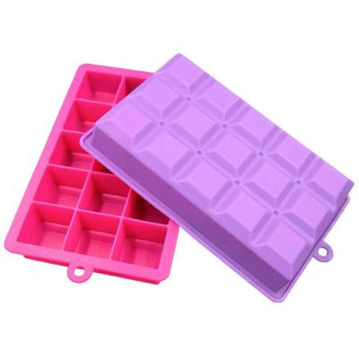 China Viable Wholesale Custom Reusable Non-Stick 15 Cavity Silicone Ice Cube Tray Mold For Ice Cube Making for sale