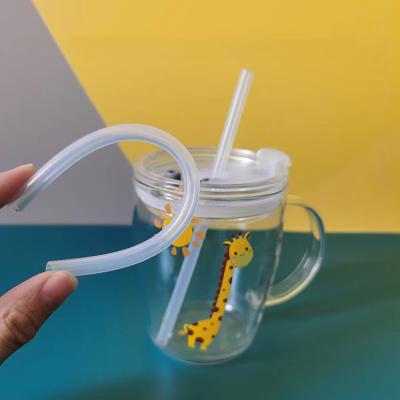 China Wholesale Sustainable Food Grade BPA Free Reusable Silicone Factory Eco-Friendly Drinking Straws for sale