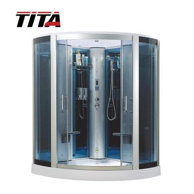 China Eco - Friendly Luxury Steam Shower Sauna Combos Room Stall Raymond - H for sale