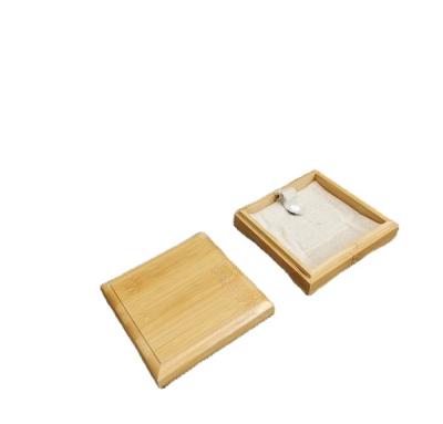 China China Factory Custom Wholesale Natural Simple Jewelry Wooden Storage Box for sale