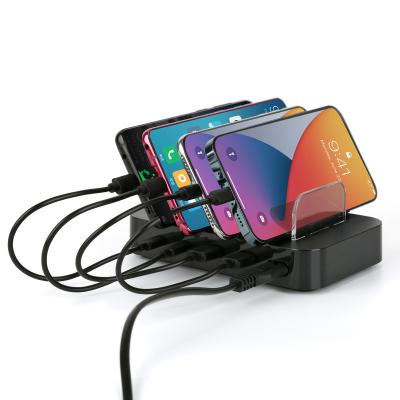 China Best Selling Mobile Phone Multi-port 35W Palladium Charger USB C Mobile Phone Desktop Stand Fast Charging Desktop Charger for sale