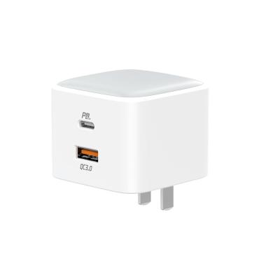 China 2022 Innovative Design Mobile Phone Wall Charger 30w QC 3.0 High Speed ​​Wall Charger With Night Light for sale