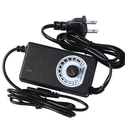 China Adjustable LED Light Bar AC DC Power Supply Adapter 3V-12V 2A 24W Power Adapter For LED for sale