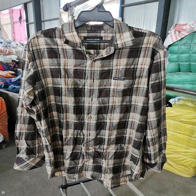 China High quality men's clothing factory wholesale mixed second hand summer clothing second hand shirt used men's clothing for sale