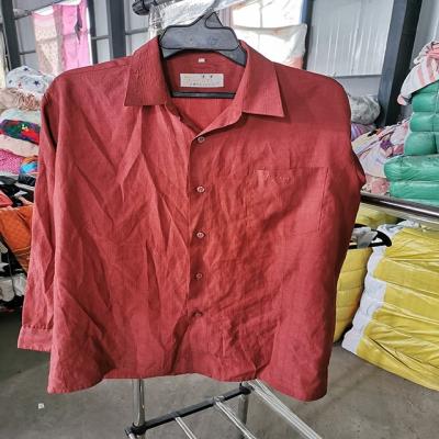 China Wholesale cheap second hand men's mixed second hand clothing second hand shirt used men's clothing for sale