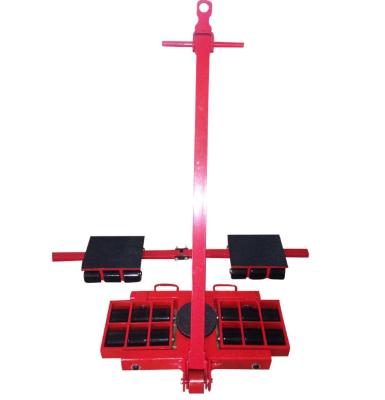 China 360 Degree Rotating 30 Ton Cargo Trolley Rigger Skated Combination Cargo X/Y Trolley for sale