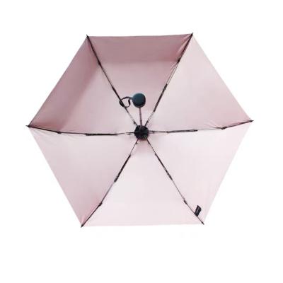 China Casual Travel Sun Protect Rain Outdoor Pocket UPF50+ Fold Up Portable Mini Umbrella for sale