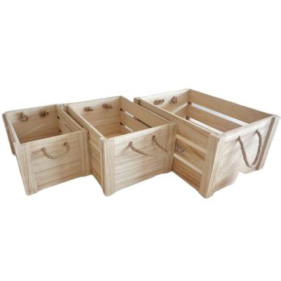 China Viable wholesale cheap wooden vegetable fruit storage crates for sale custom crate box for sale