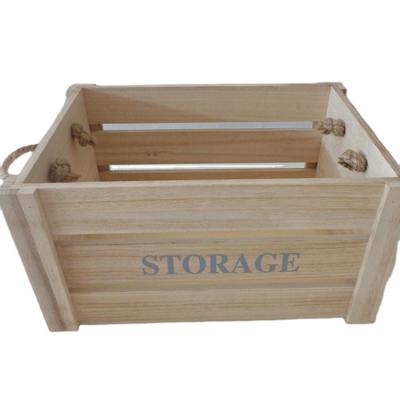 China Factory direct sale viable boxes open wooden flower box in bulk for sale