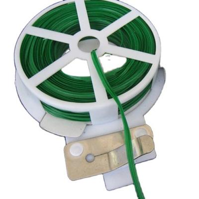 China Hot Green Manufacturer Supply Sell Plastic Twist Tie Wire Waterproof Conveniently For Garden for sale